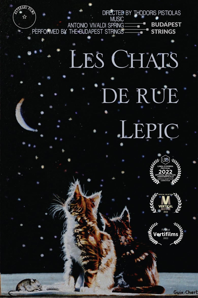 The Cats of Lepic Street poster background