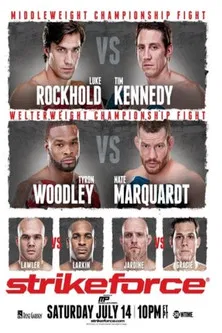 Strikeforce: Rockhold vs Kennedy poster background