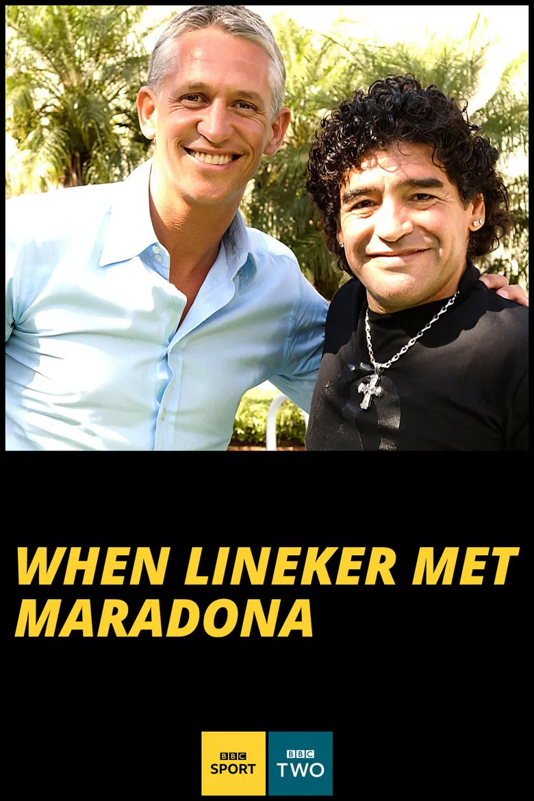 When Lineker Met Maradona poster background