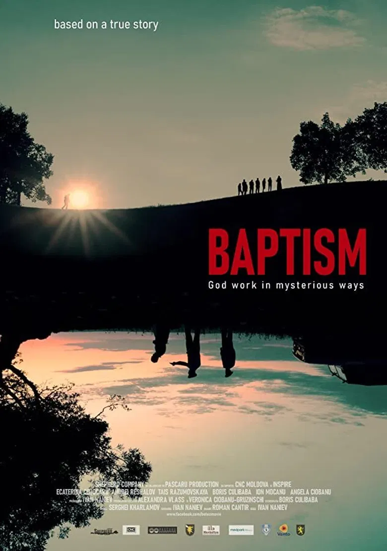 Baptism poster background