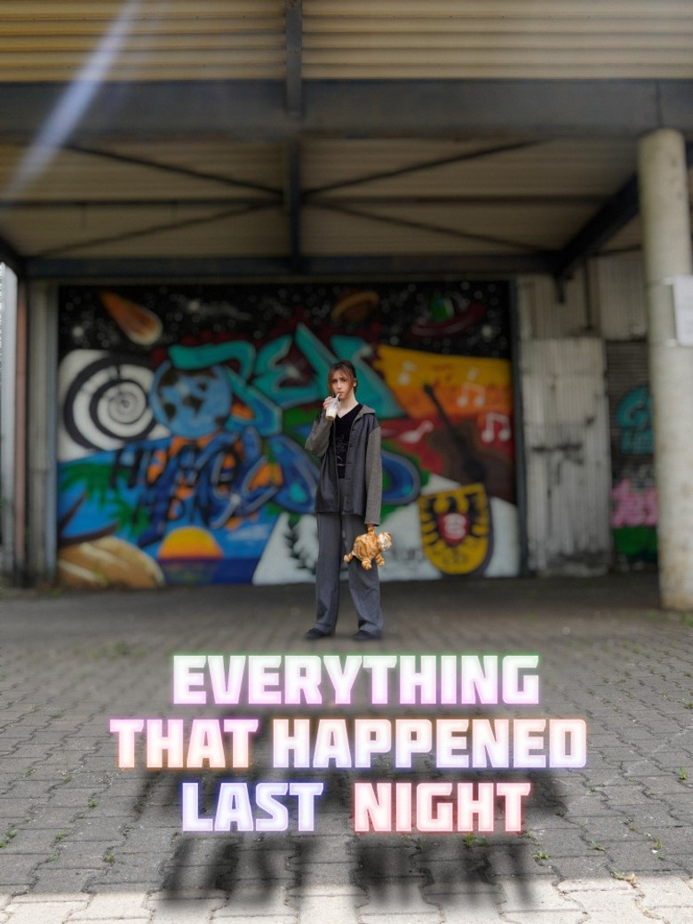 Everything that happened last night poster background