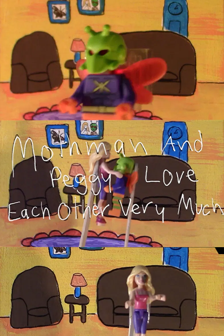 Mothman and Peggy Love Each Other Very Much poster background