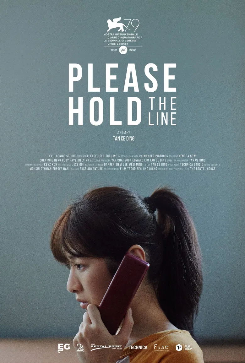 Please Hold the Line poster background