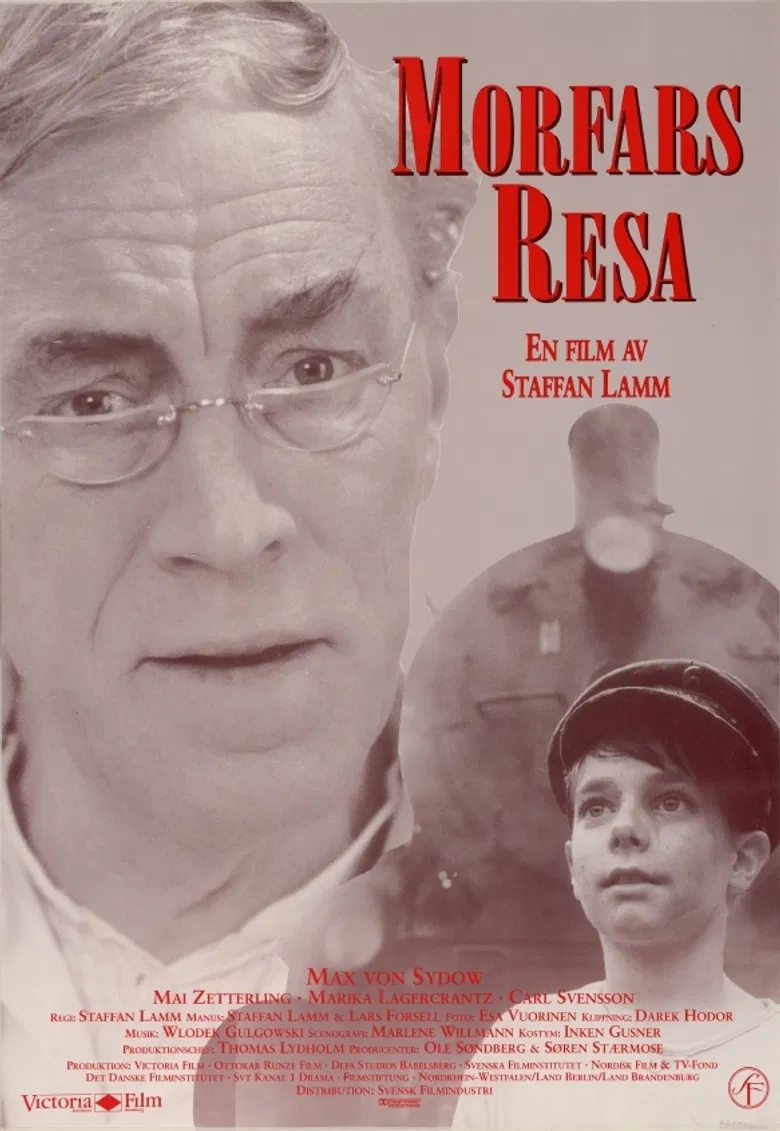 Morfars resa poster background