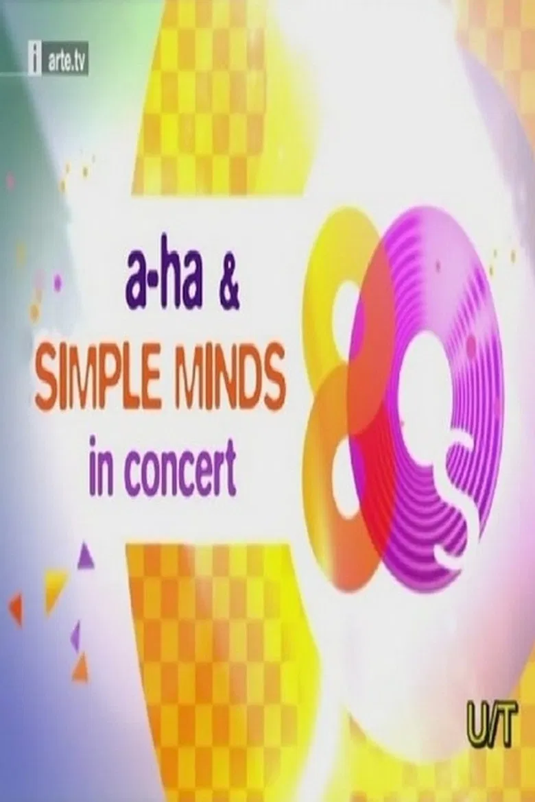 Simple Minds & a-ha in Concert: Engers Castle in Neuwied, Germany poster background