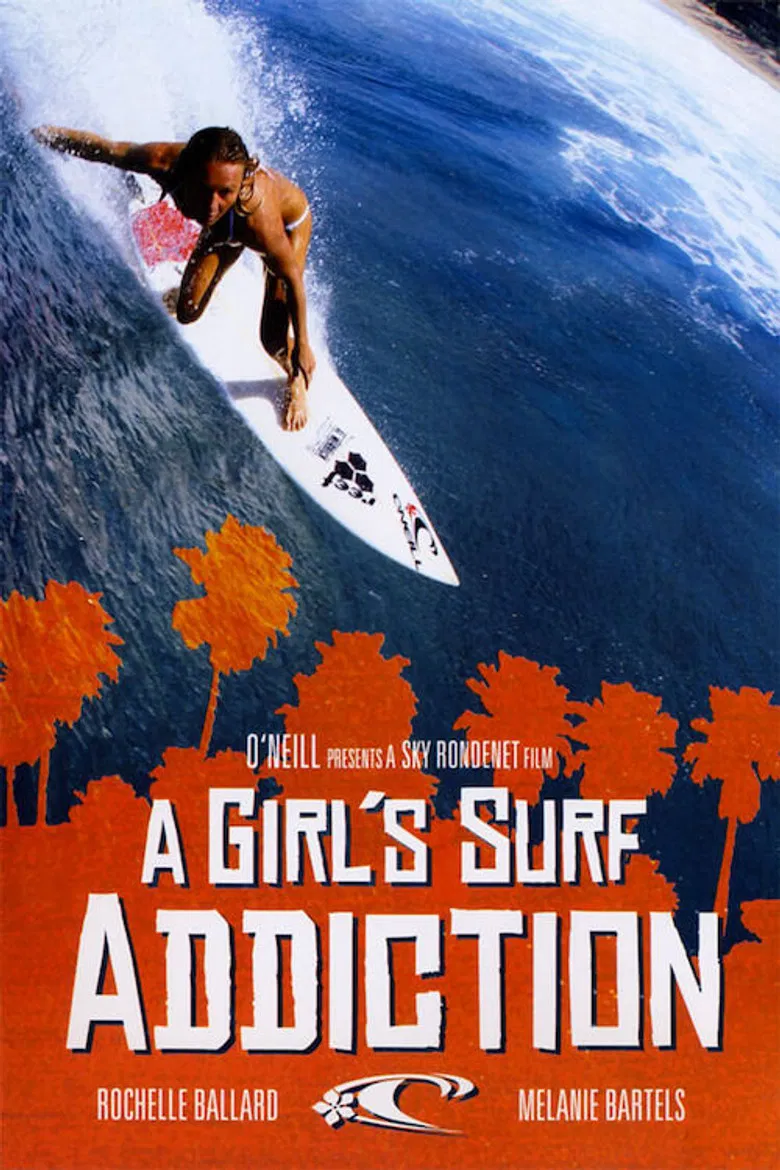 A Girl's Surf Addiction poster background