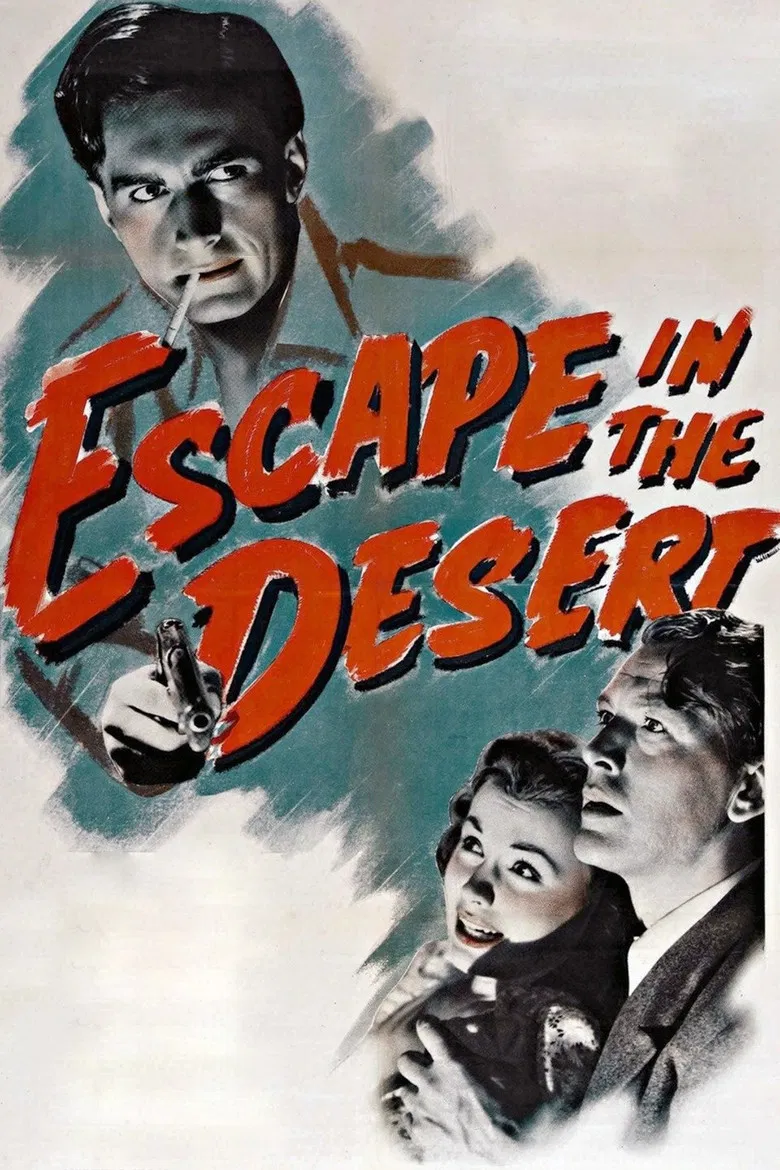 Escape in the Desert poster background