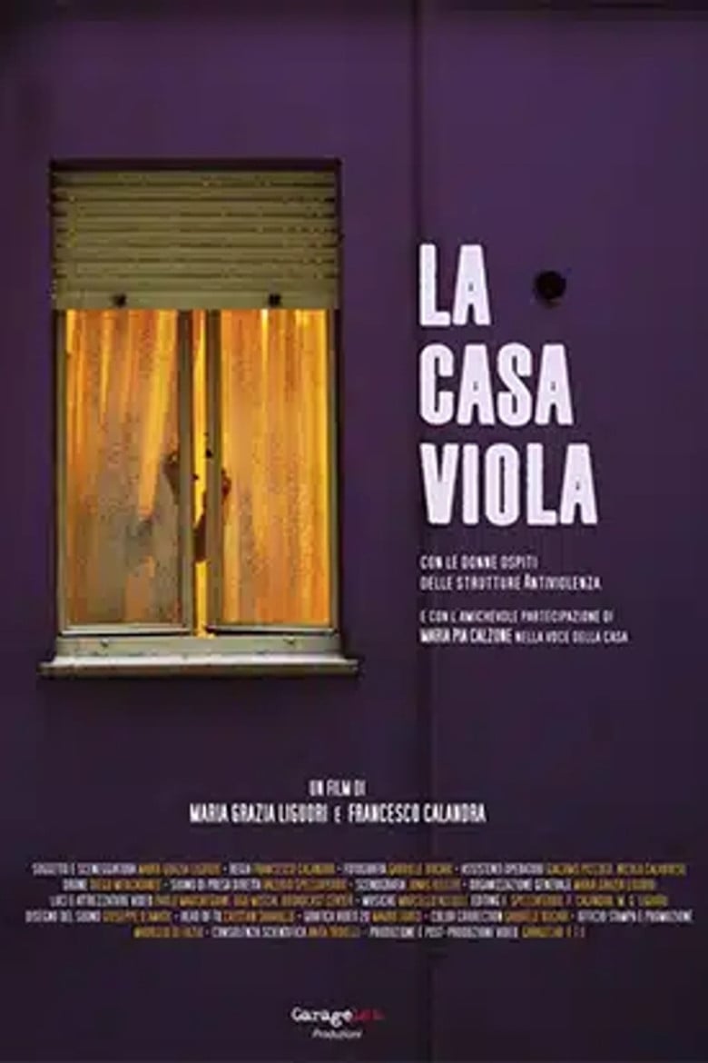 La casa viola poster background