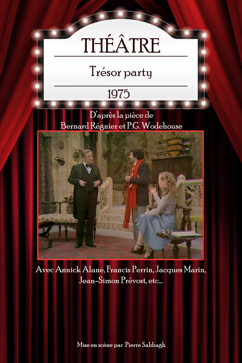 Trésor party poster background