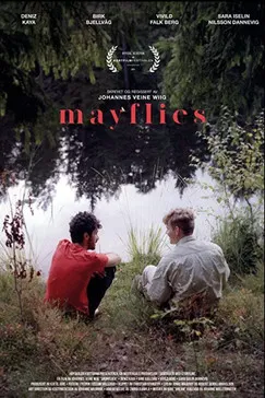 Mayflies poster background