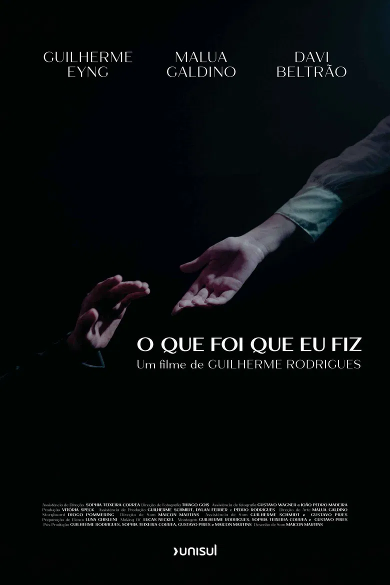 What did I do poster background