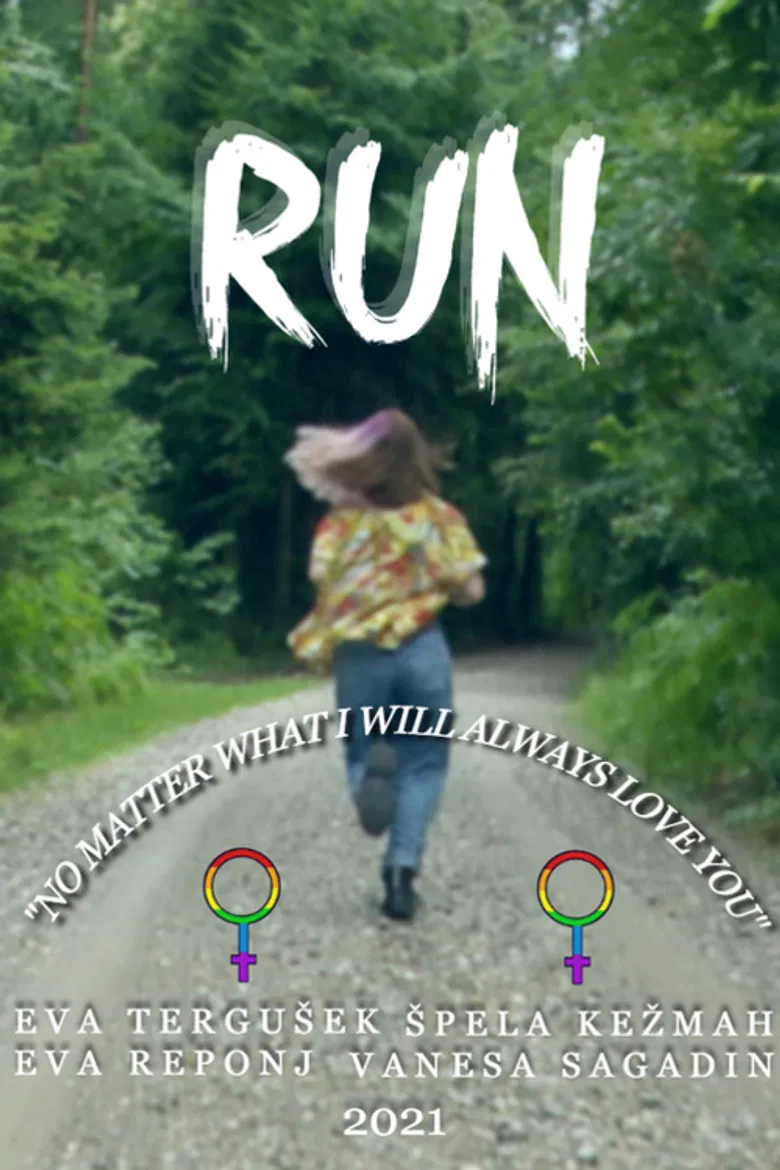 Run poster background