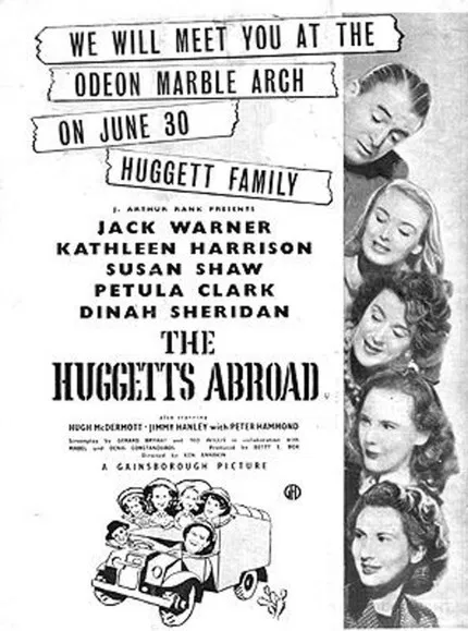 The Huggetts Abroad poster background