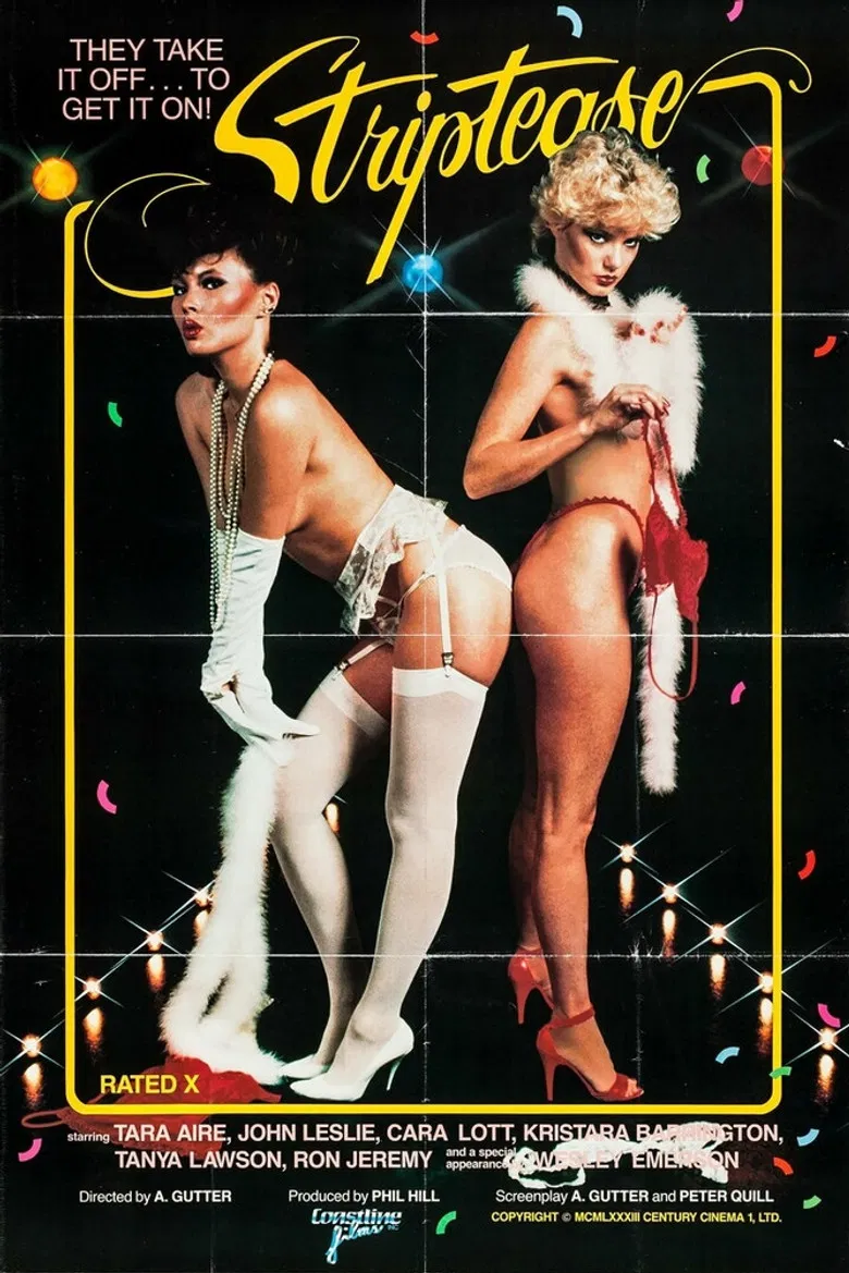 Striptease poster background