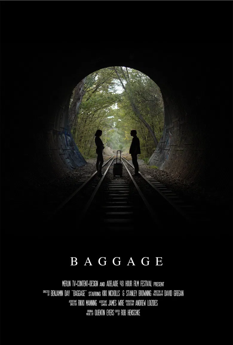 Baggage poster background