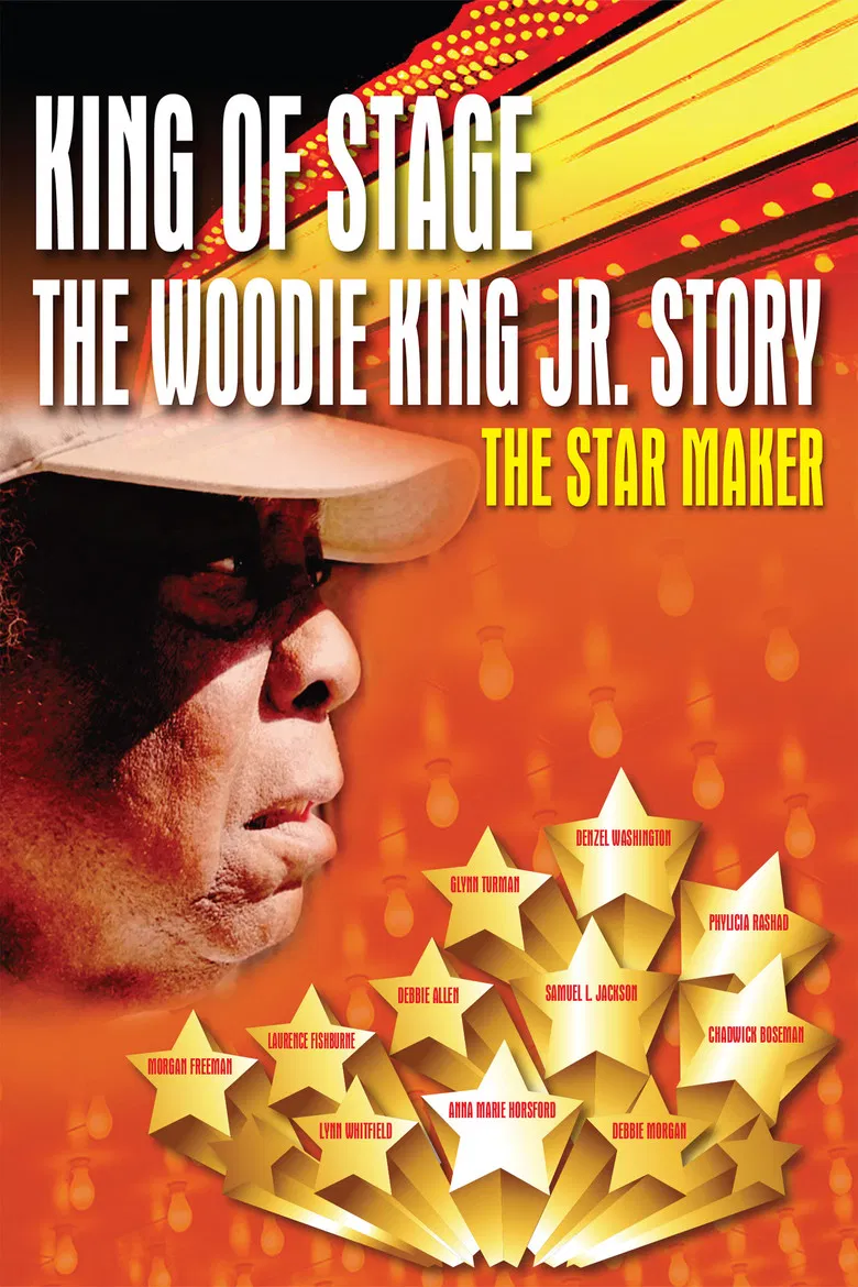 King of Stage: The Woodie King Jr. Story poster background
