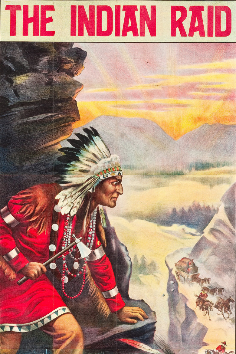 The Indian Raid poster background