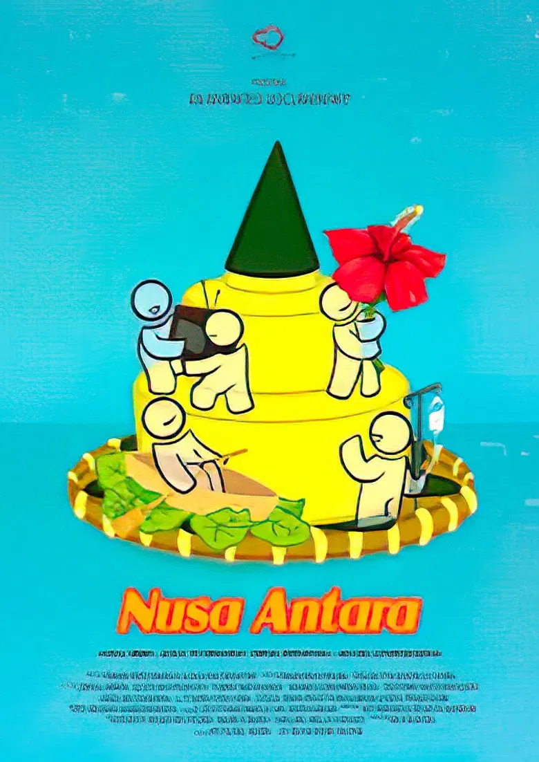 Nusa Antara poster background