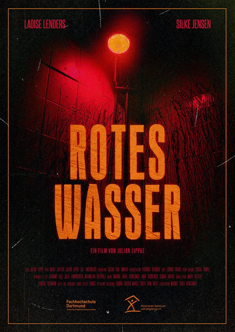 Rotes Wasser poster background