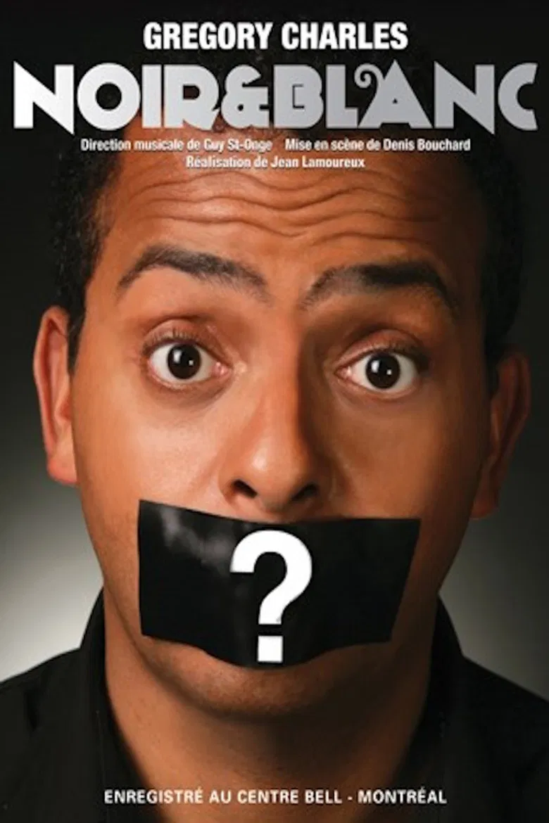 Gregory Charles: Noir Et Blanc poster background