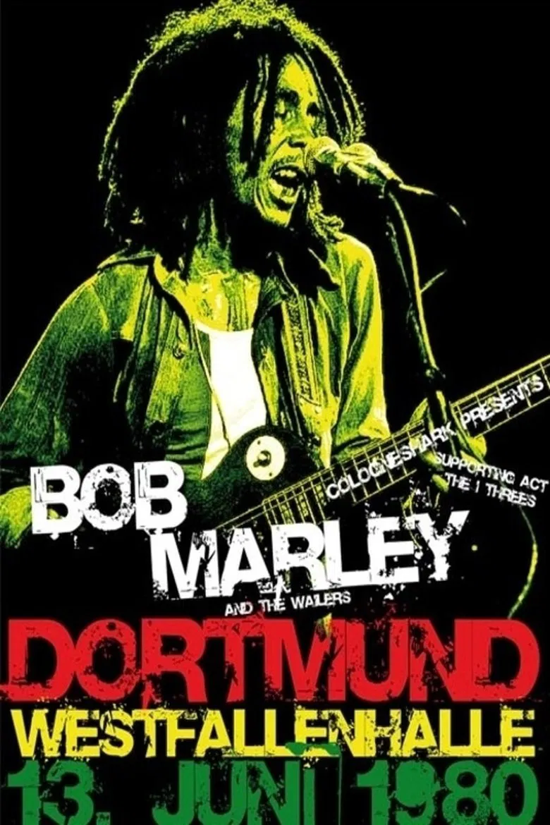 Bob Marley & The Wailers - Live In Dortmund Germany 1980 poster background