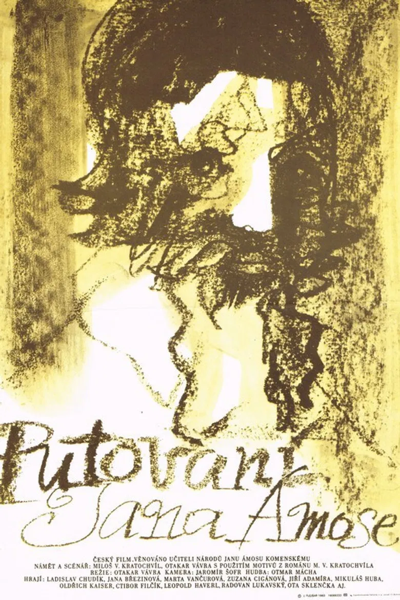 Putování Jana Amose poster background