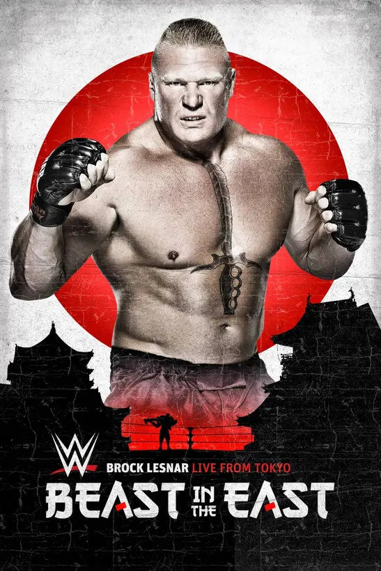 WWE The Beast in the East poster background