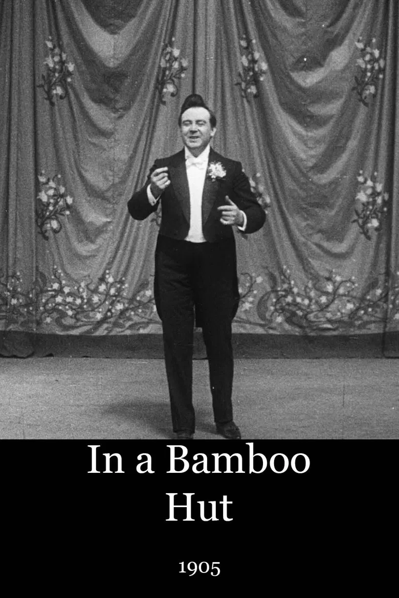 In a Bamboo Hut poster background