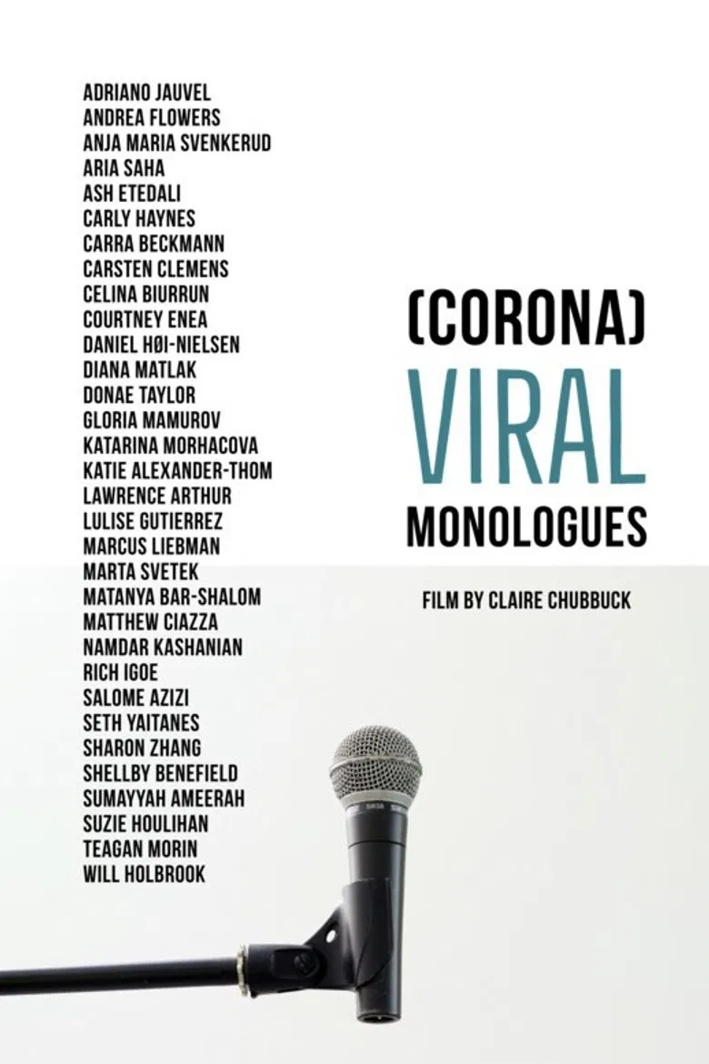 Corona Viral Monologues poster background