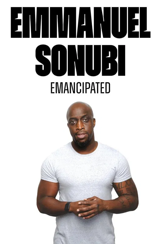 Emmanuel Sonubi: Emancipated poster background
