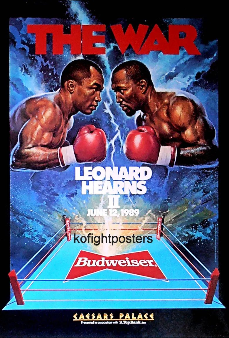 Sugar Ray Leonard vs. Thomas Hearns II poster background