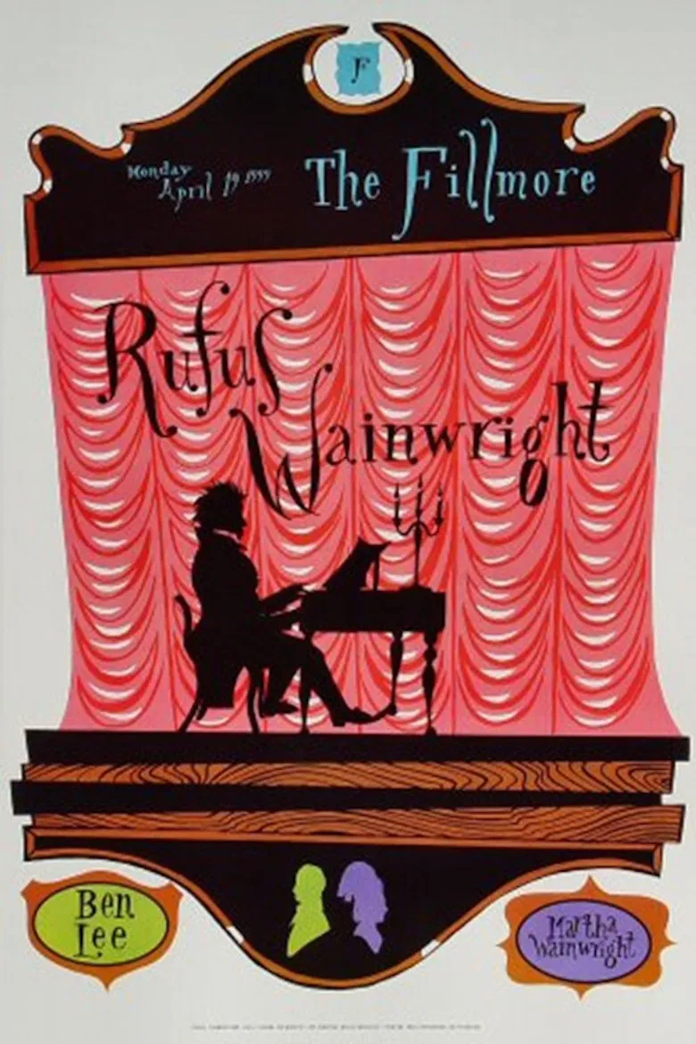 Rufus Wainwright: Live at the FiIlmore poster background
