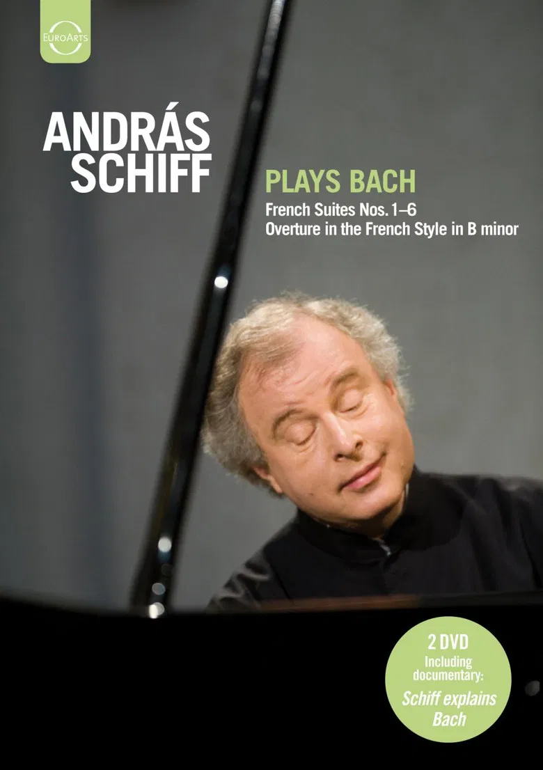 András Schiff plays Bach poster background