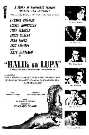 Halik sa Lupa poster background