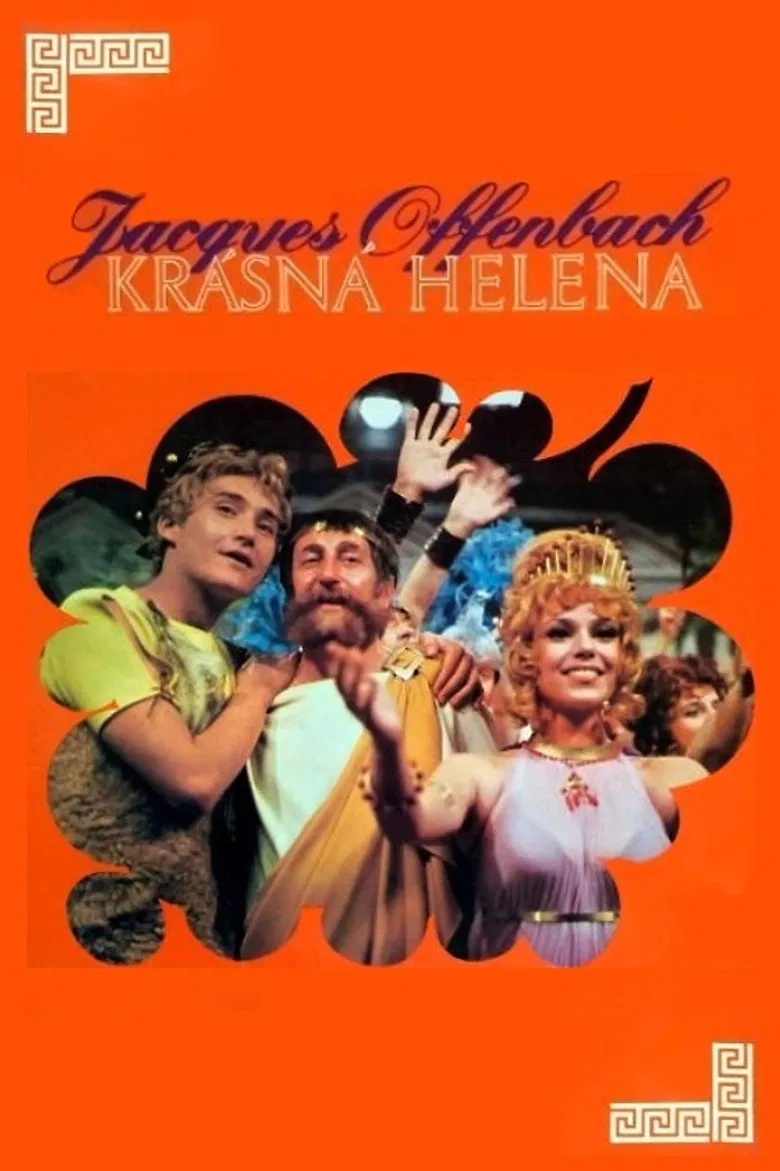 Krásná Helena poster background