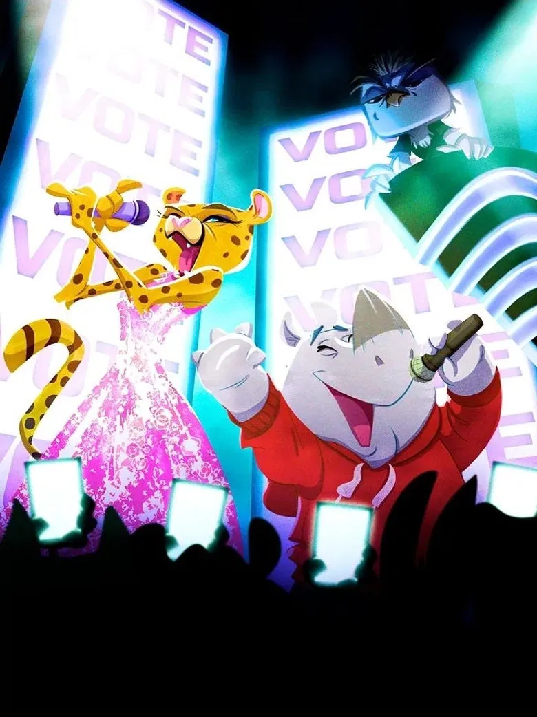 X Factor in the Jungle poster background