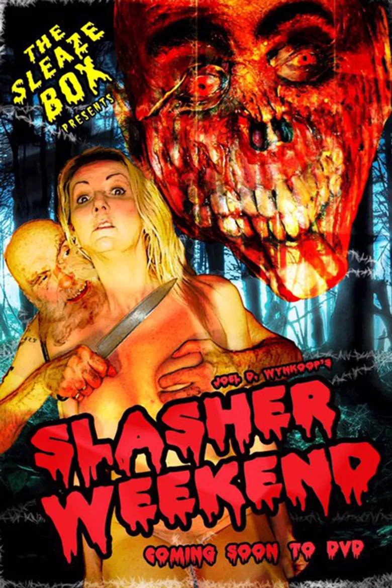 Slasher Weekend poster background