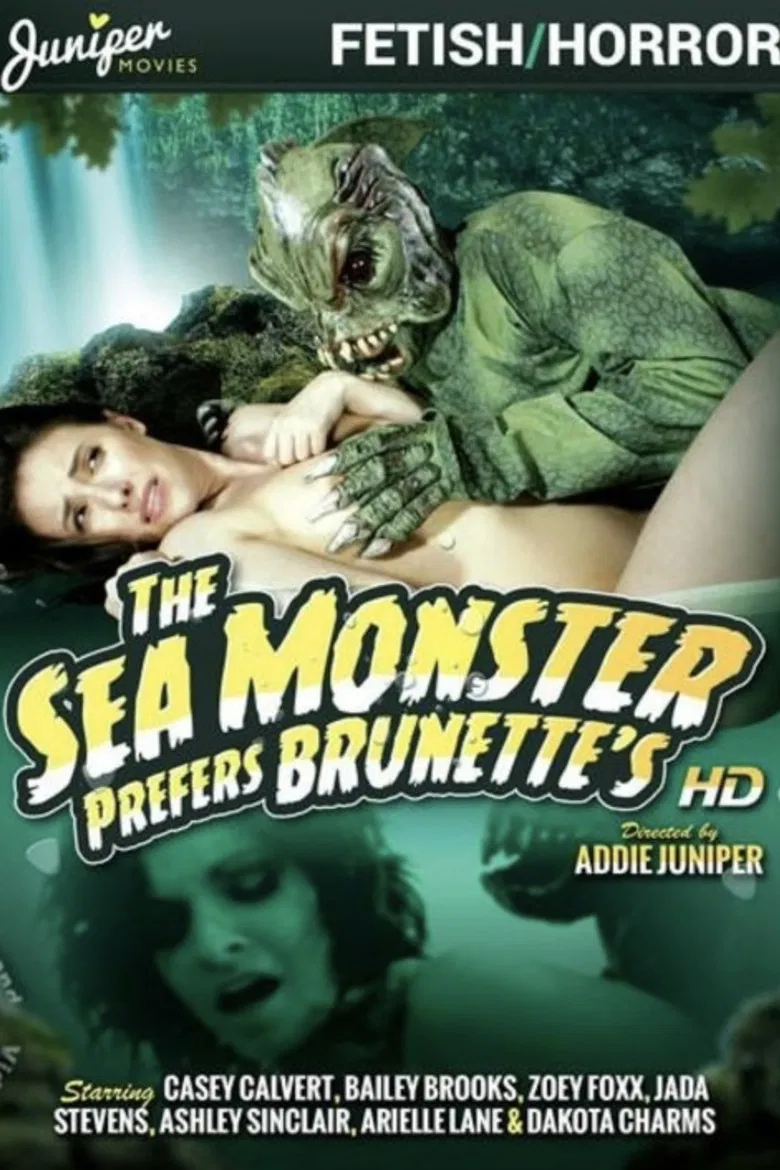 The Sea Monster Prefers Brunettes! poster background