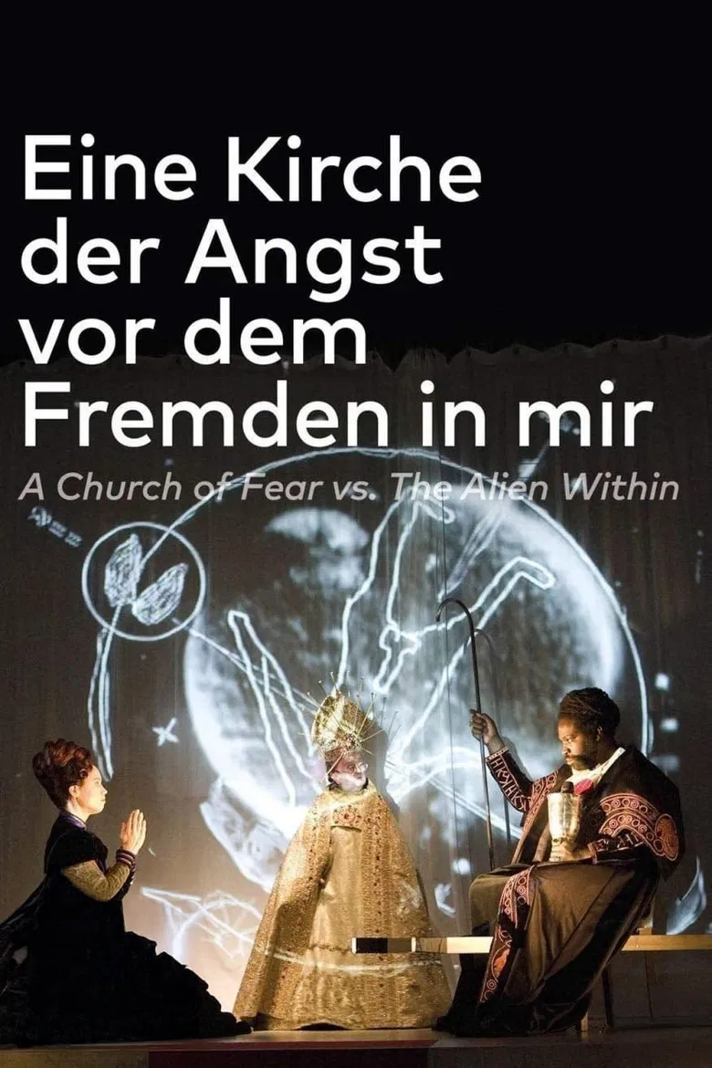 Eine Kirche der Angst vor dem Fremden in mir poster background