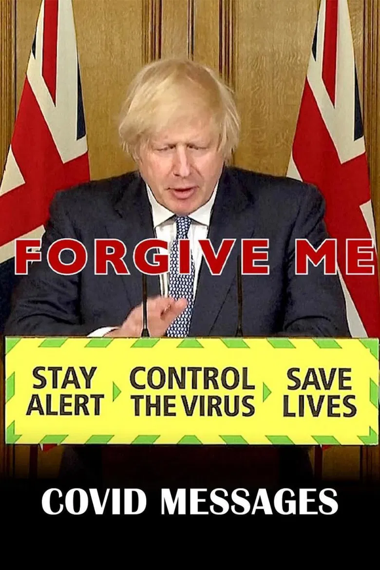 Covid Messages poster background