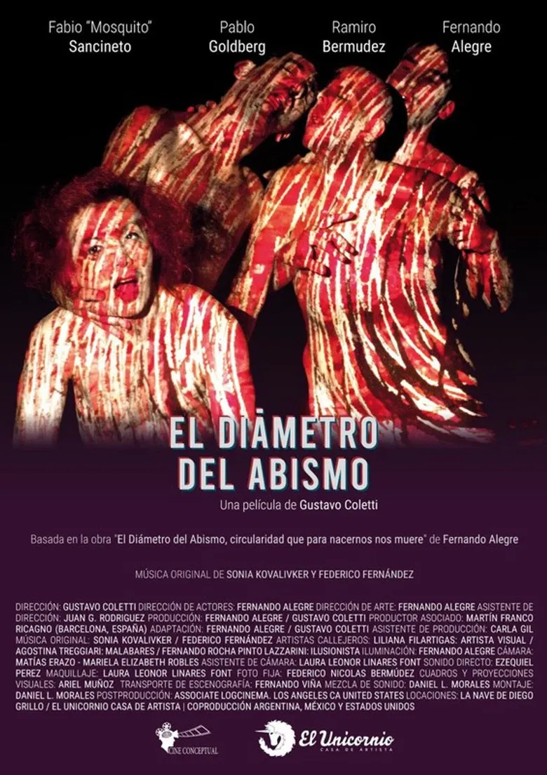 El diámetro del abismo poster background