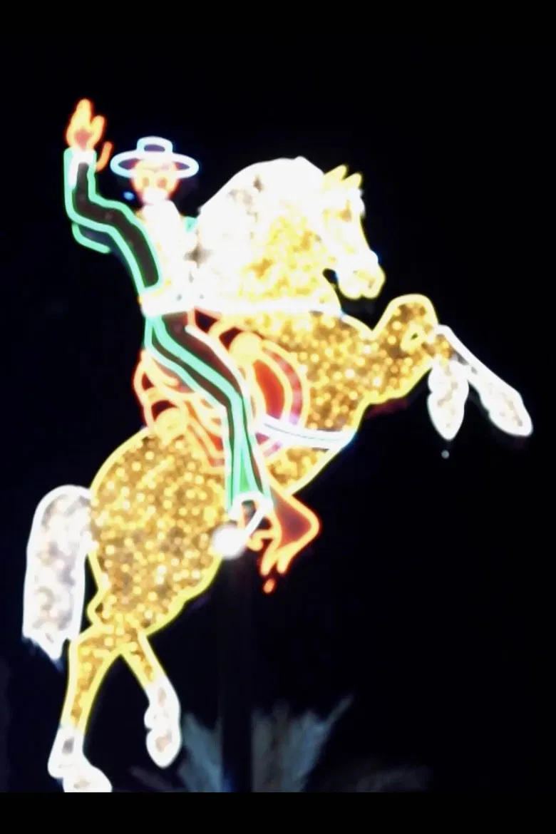 Neon Oasis poster background