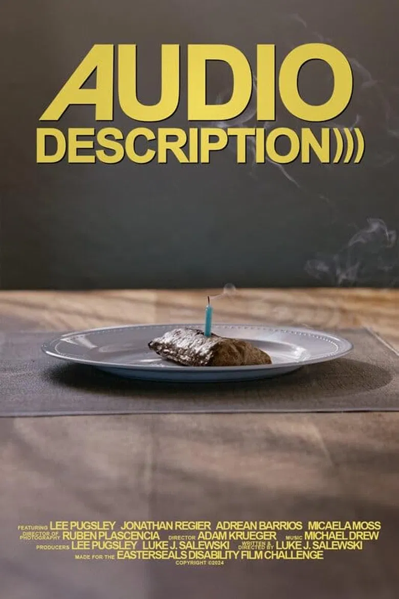 Audio Description poster background