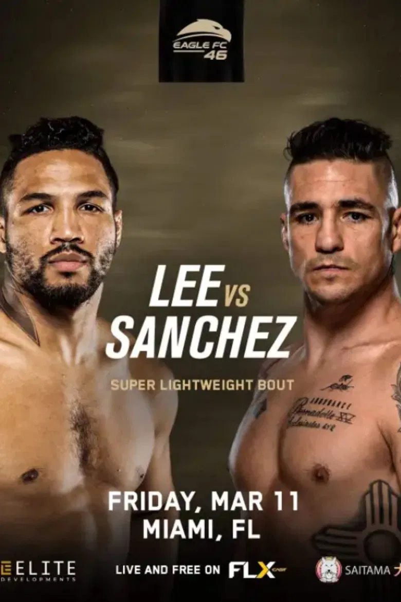 Eagle FC 46: Lee vs. Sanchez poster background