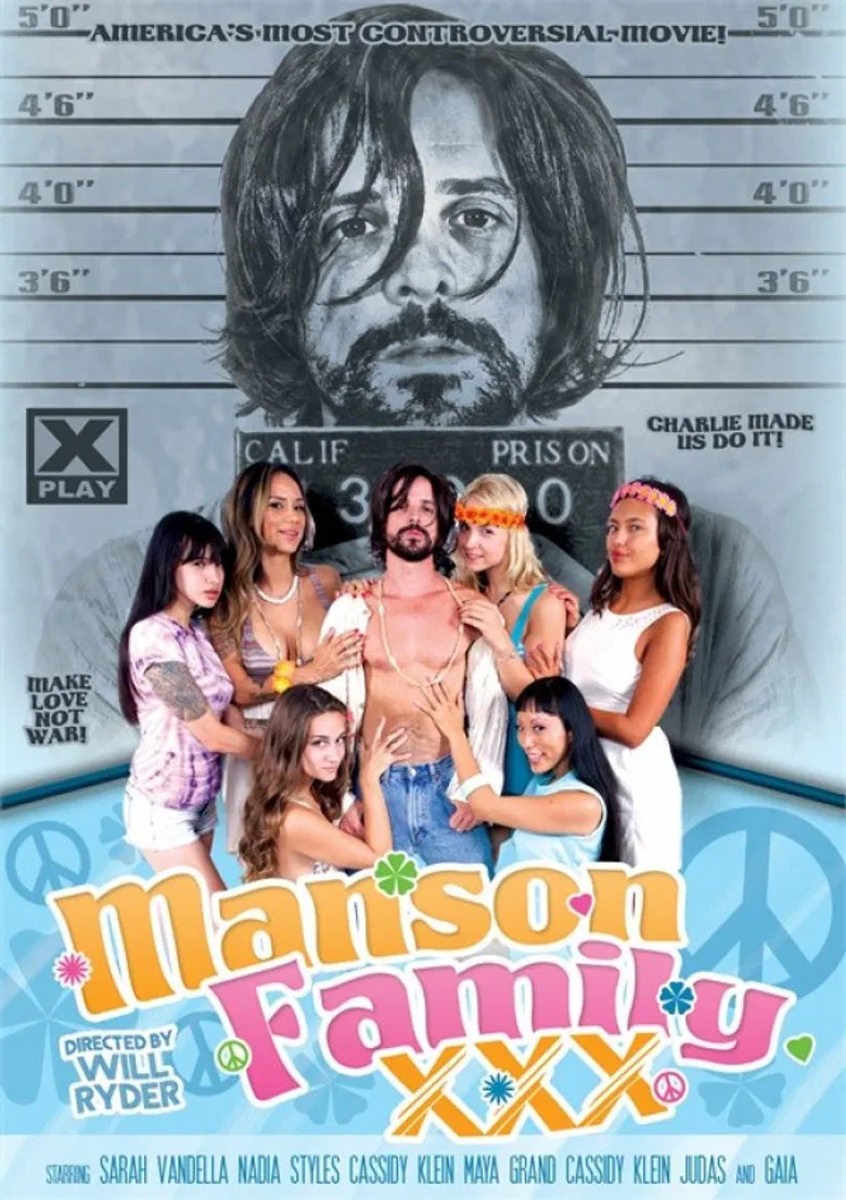 Manson Family XXX poster background