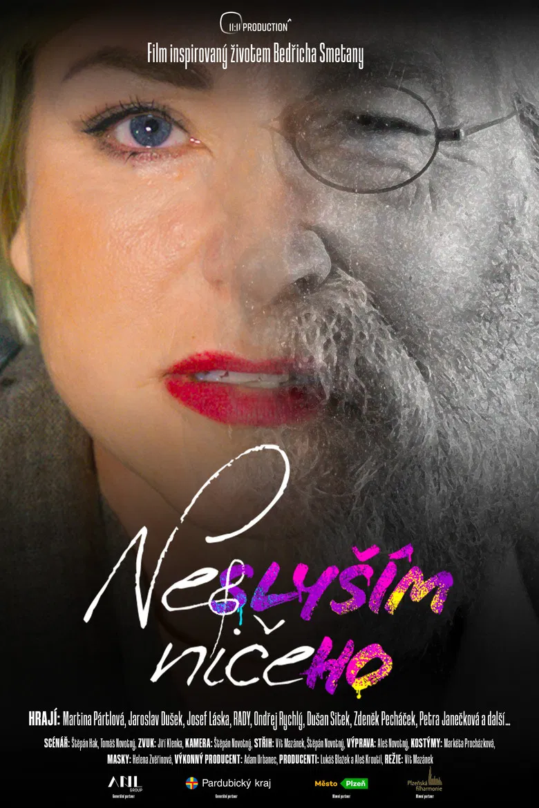 Neslyším ničeho poster background