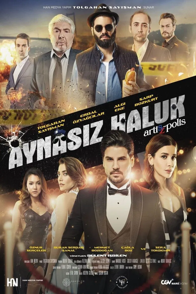 Aynasız Haluk poster background