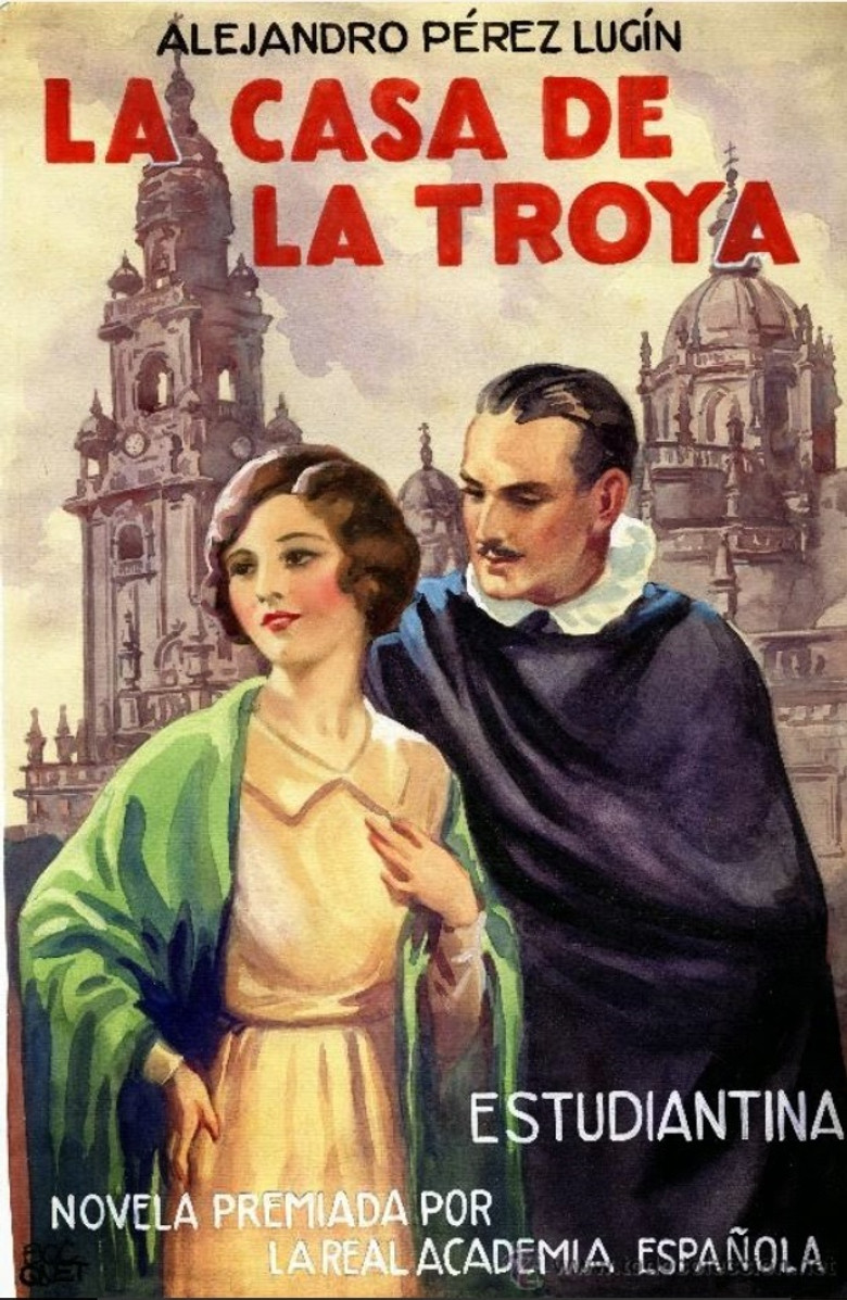 La casa de la Troya poster background