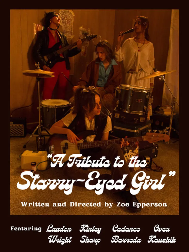 A Tribute to the Starry-Eyed Girl poster background