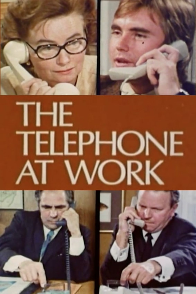 The Telephone at Work poster background